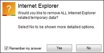 Internet Explorer Optimization