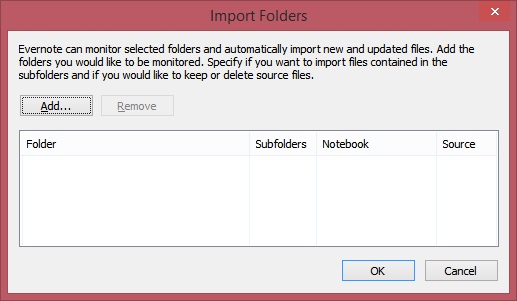 Import Folders