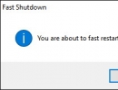 Fast Restart Confirmation