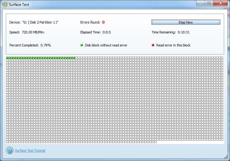 Surface Test