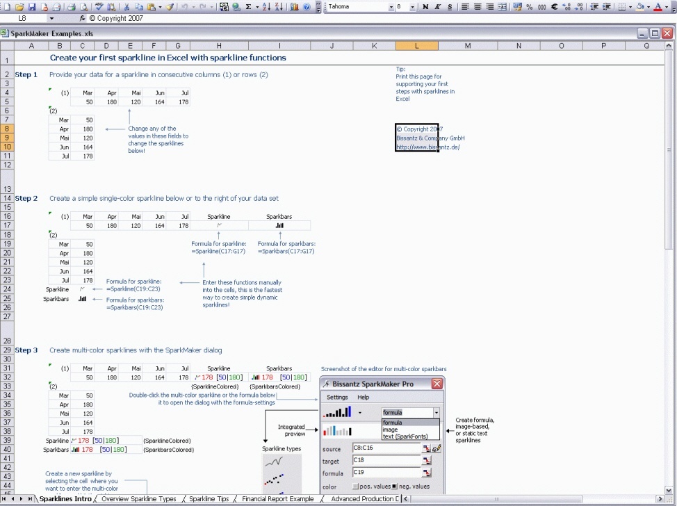 SparkMaker Examples