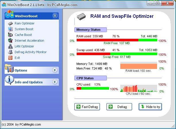 RAM & Swapfile Optimizer