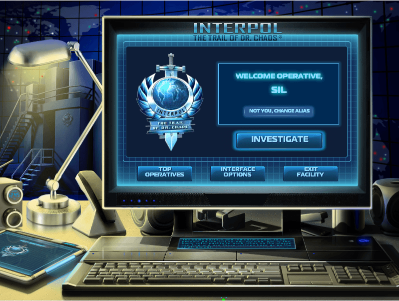 Main menu