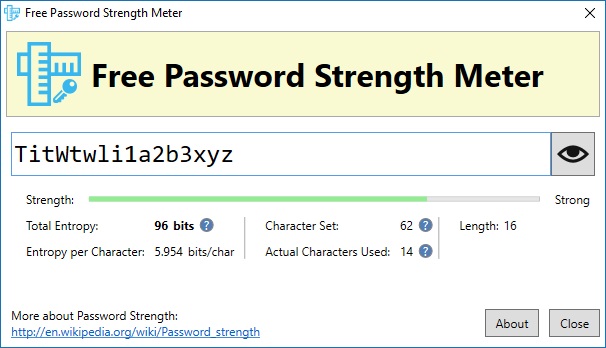 Strong Password