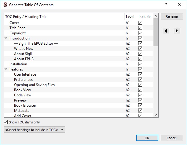 ToC Generator