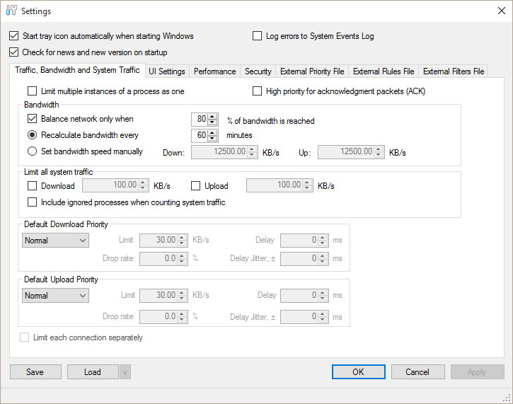 General Settings