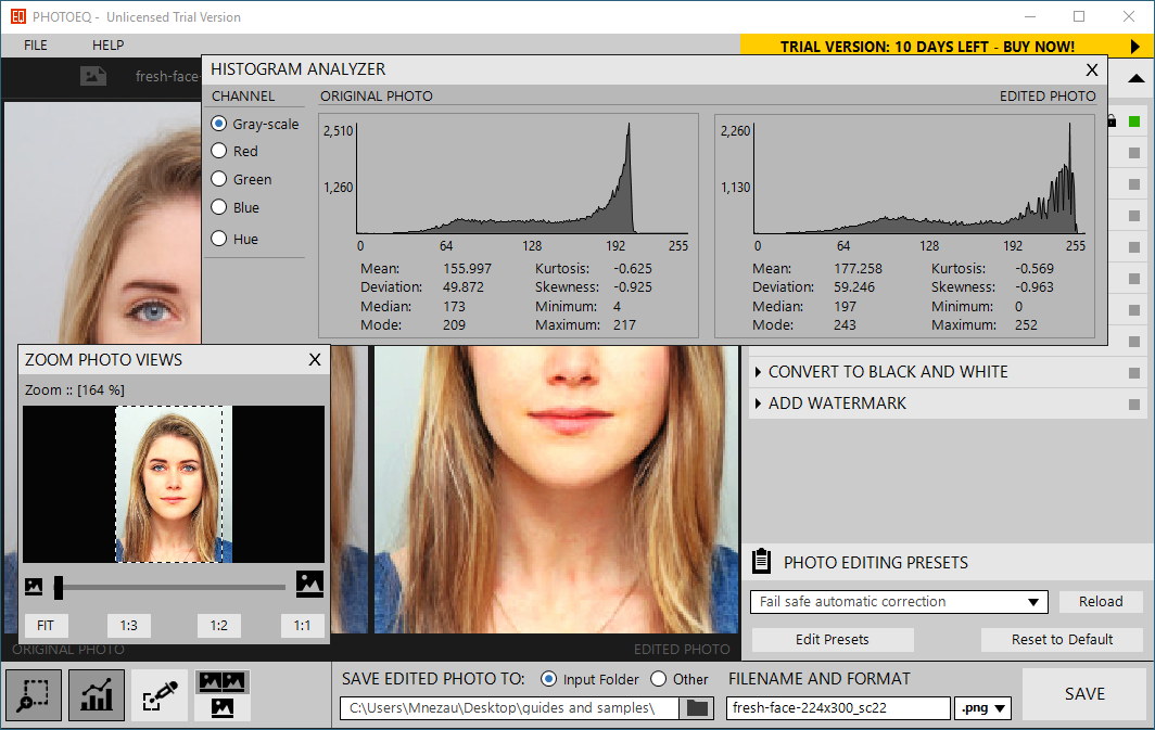 Histogram Analyzer