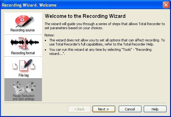 Recording Wizard