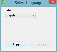 Language Selection