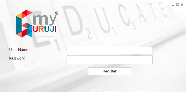 Login window