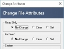 Change file attributes