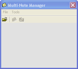 Multi Note Manager Window