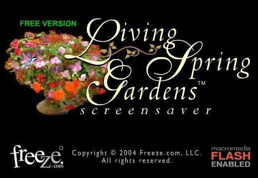 Living Spring Gardens Screen Saver Logo