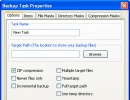 Backup task properties