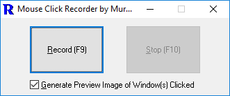 Record a click macro