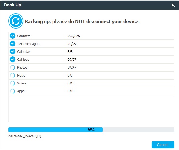 One-Click Backup