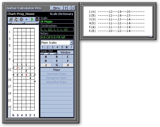 Guitar Calculator-Example 3