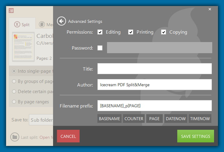 General Settings