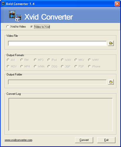 Convert Video to Xvid Screen