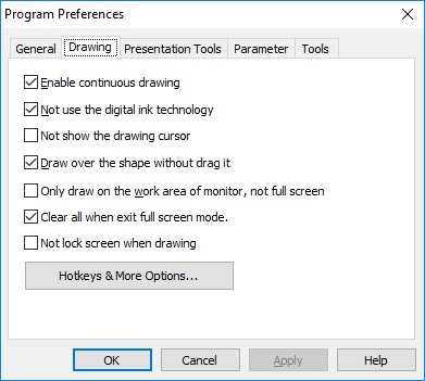 Drawing Preferences