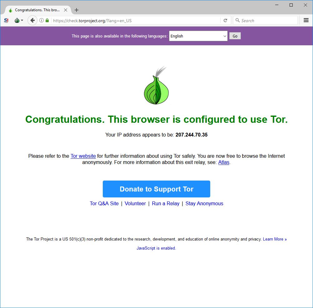 Using Tor Services