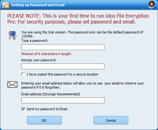 Setting Password