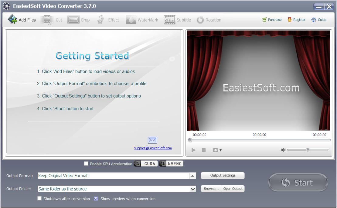 Start Window