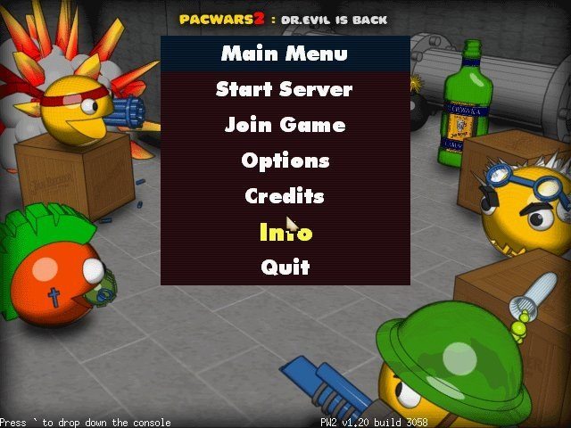 Main Menu