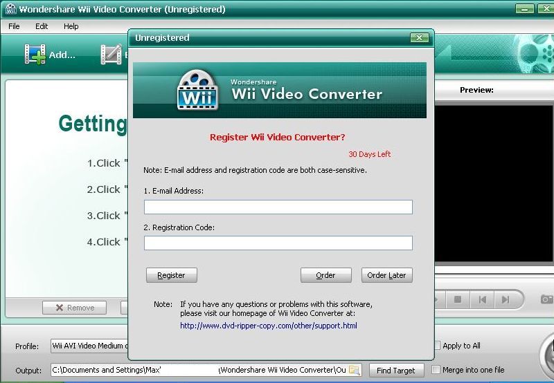 Wondershare Wii Video Converter