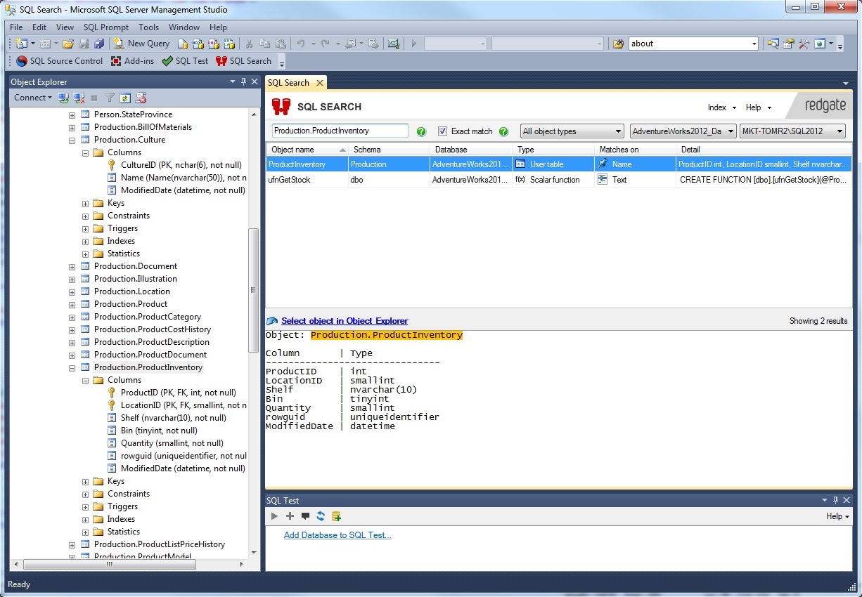 SQL Server Management Studio