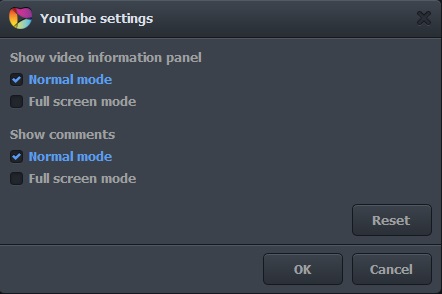 Youtube Settings