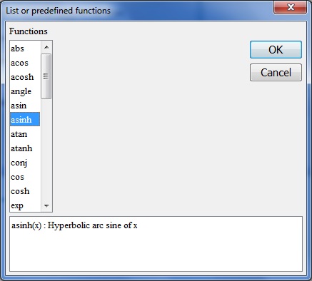 Predefined Functions