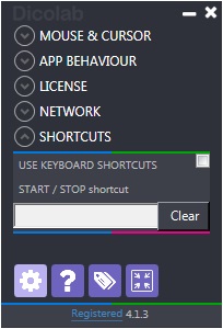 Shortcut Settings