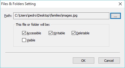 Files and folders settings