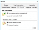 File Transfer Settings
