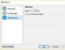 Slideshow Settings