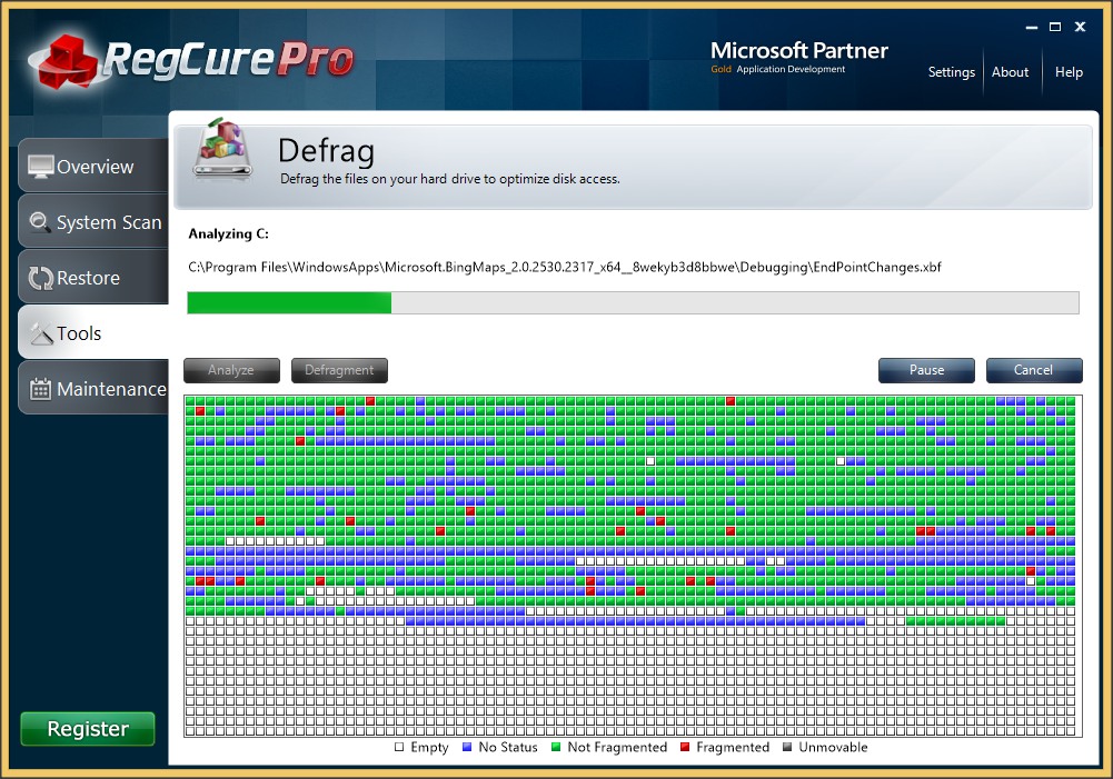 Disk Defrag Tool