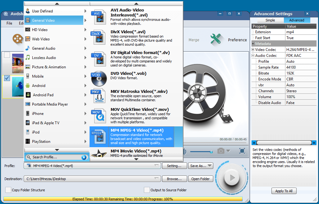 Output Profiles