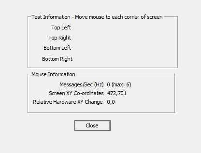 Checking Mouse Move