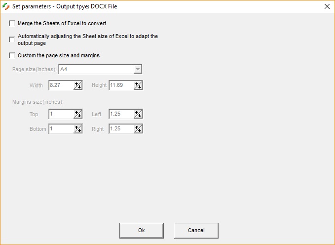 Output Options