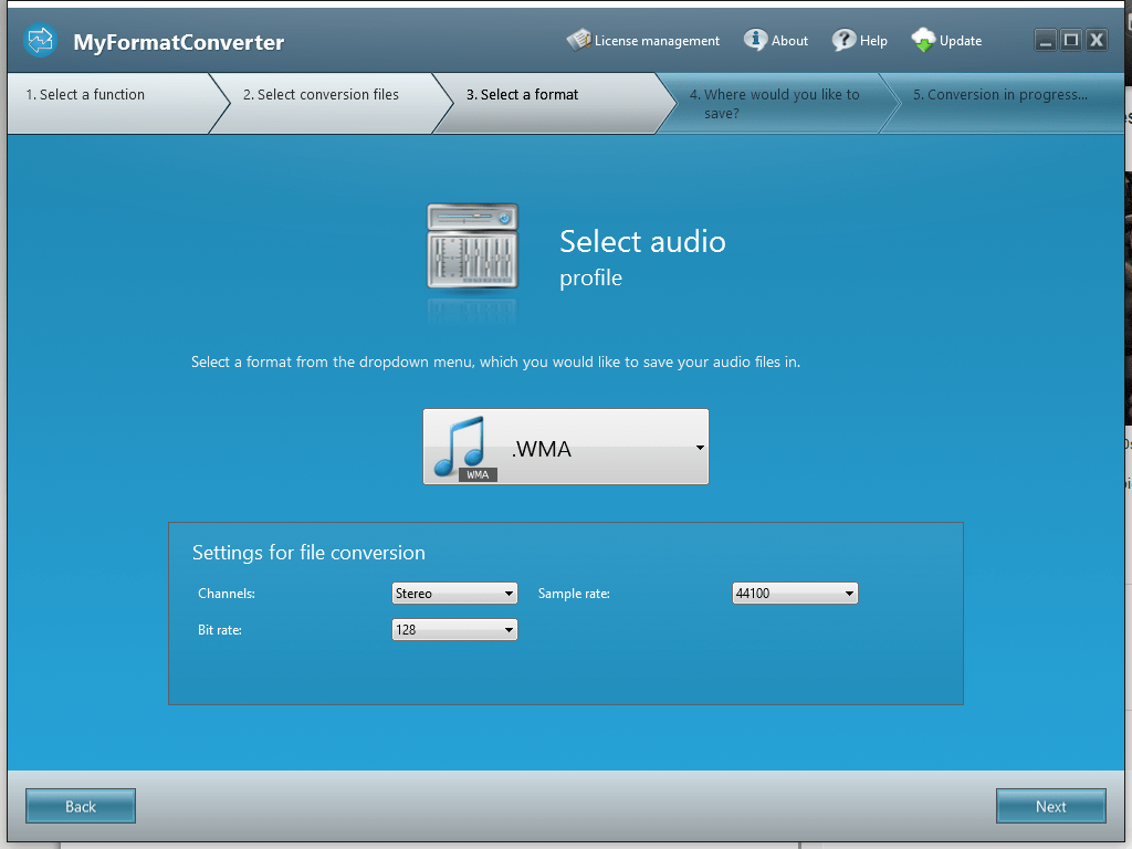 Audio Output Parameters