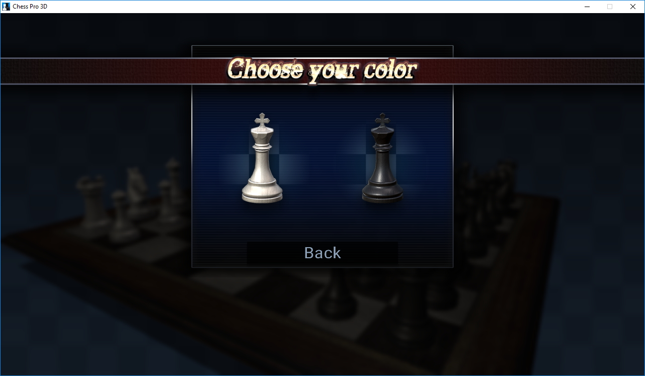 Choosing Chess Piece Color