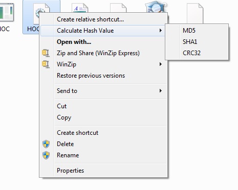 Context Menu