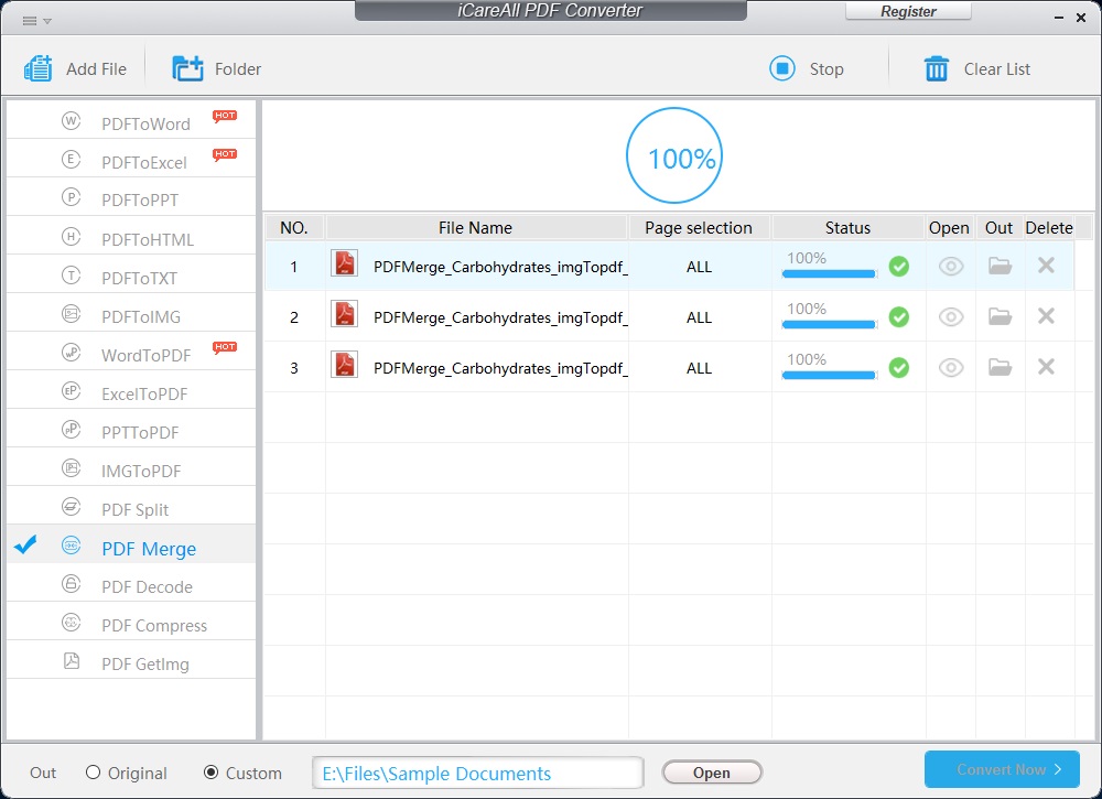 Merge PDF Files