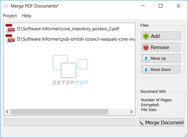Merge PDF Documents 