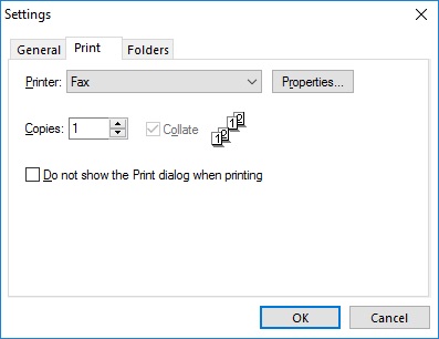 Print Settings