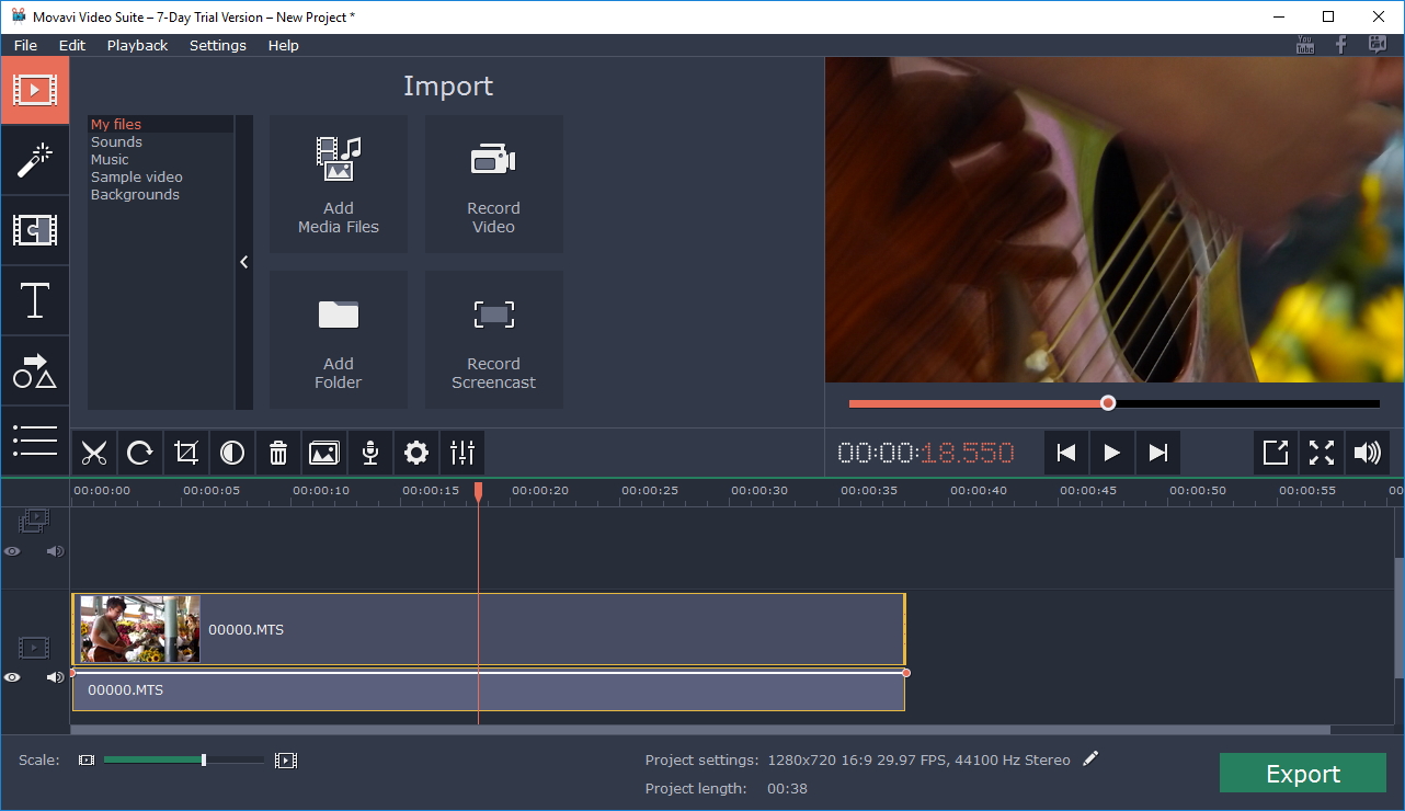 Editing Input Video