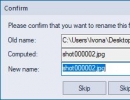 Confirming Rename Task