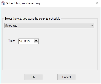 Configuring Scheduling Mode Settings