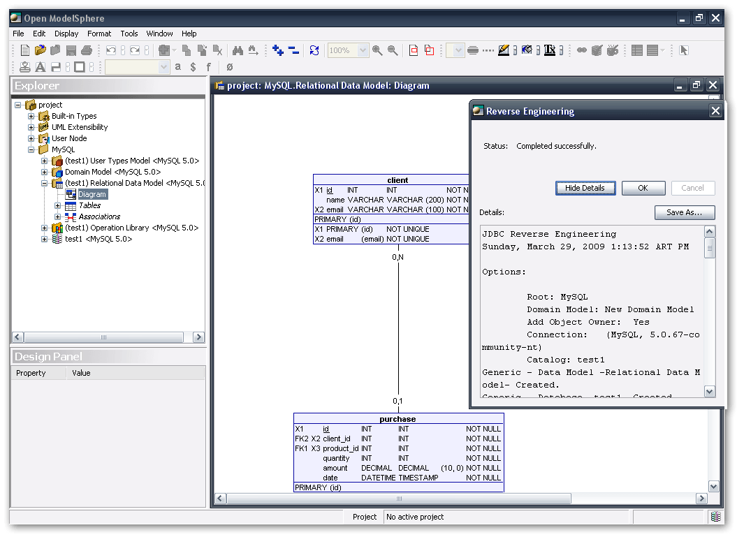 Reverse-engineering a MySQL database